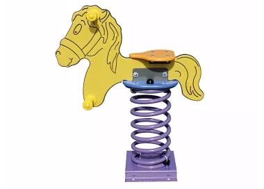 Poney à bascule en polyéthylène 1-12 ans