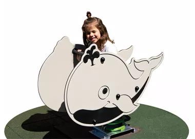 Baleine à bascule 1 place pour enfant