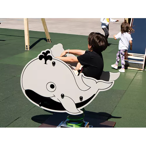 Baleine à bascule 1 place pour enfant