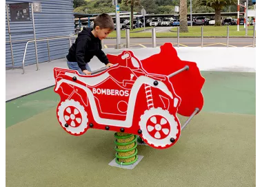 Quad pompiers 4 places pour enfants