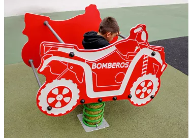 Quad pompiers 4 places pour enfants
