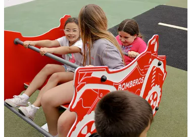 Quad pompiers 4 places pour enfants
