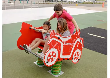 Quad pompiers 4 places pour enfants