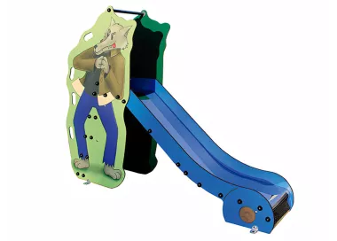 Loup toboggan bois pour enfants 1-6 ans