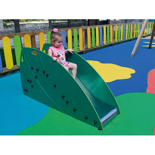 Toboggan feuille en bois pour 1-6 ans