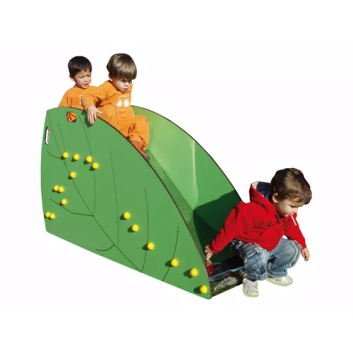 Toboggan feuille en bois pour 1-6 ans