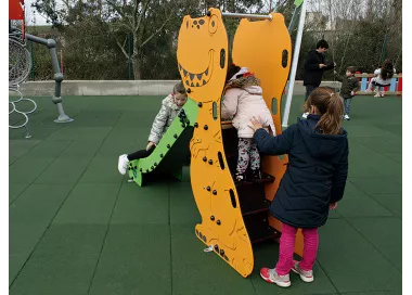 Toboggan Dino pour enfants 1-6 ans