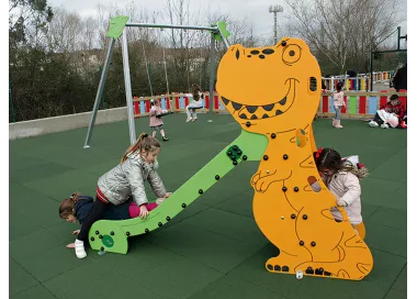 Toboggan Dino pour enfants 1-6 ans