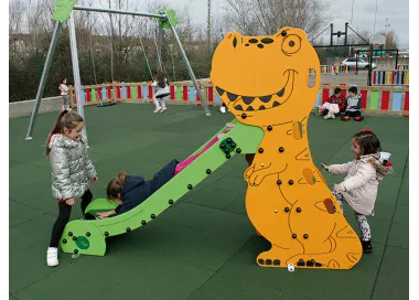 Toboggan Dino pour enfants 1-6 ans