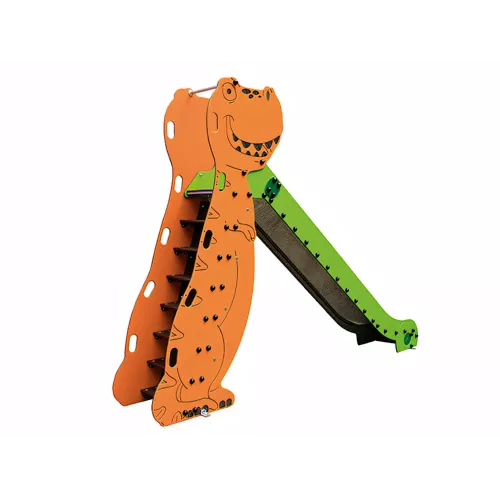 Toboggan Dino 3m pour enfants 1-12 ans