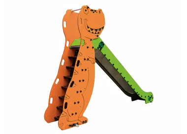 Toboggan Dino 3m pour enfants 1-12 ans