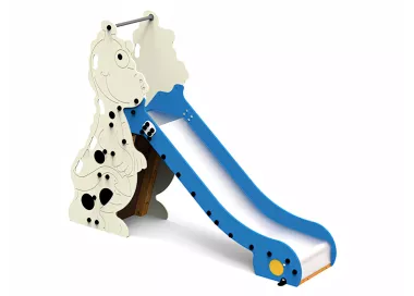 Toboggan dragon Manu en bois 90 cm