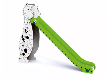 Toboggan dragon Manu en bois 1,8m