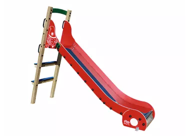 Toboggan Eko champignon en bois traité 1,2m