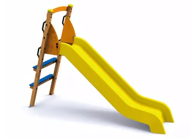 Toboggan Eko en bois 1,2m hauteur