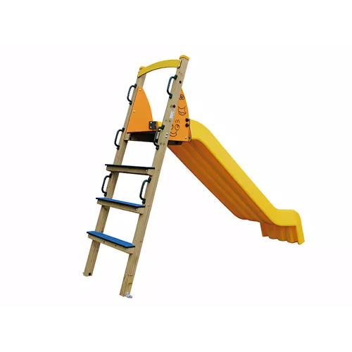 Toboggan Eko en bois 1,5m hauteur