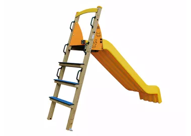 Toboggan Eko en bois 1,5m hauteur