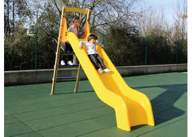 Toboggan Eko en bois 1,5m hauteur