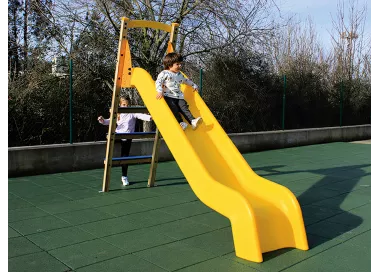 Toboggan Eko en bois 1,5m hauteur