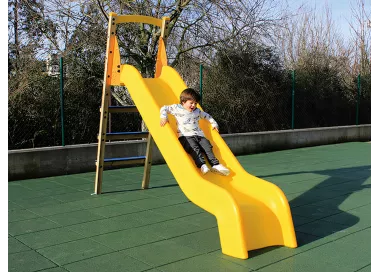 Toboggan Eko en bois 1,5m hauteur