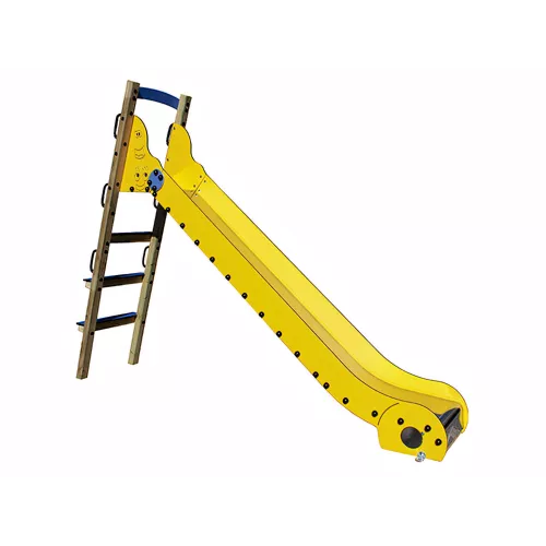 Toboggan Eko bois avec champignon décoratif