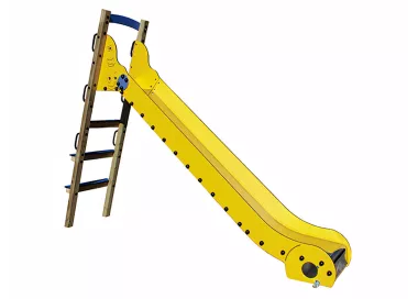 Toboggan Eko bois avec champignon décoratif