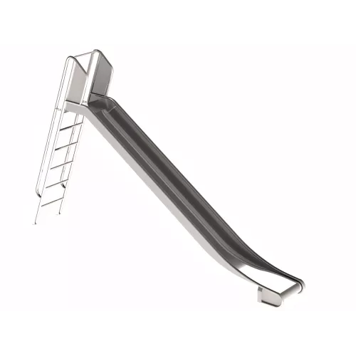 Toboggan inox 3,5m pour enfants 3-12 ans