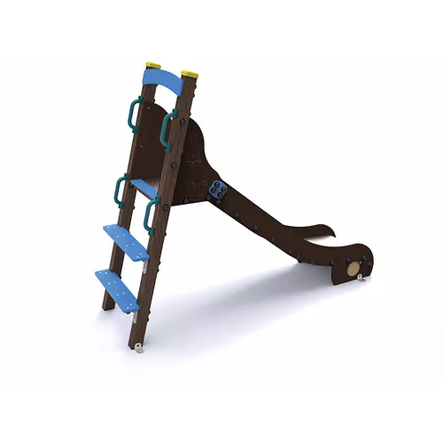 Toboggan éco-composite 90 cm avec champignon