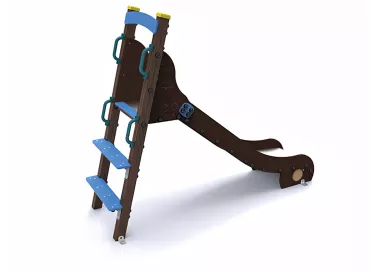 Toboggan éco-composite 90 cm avec champignon