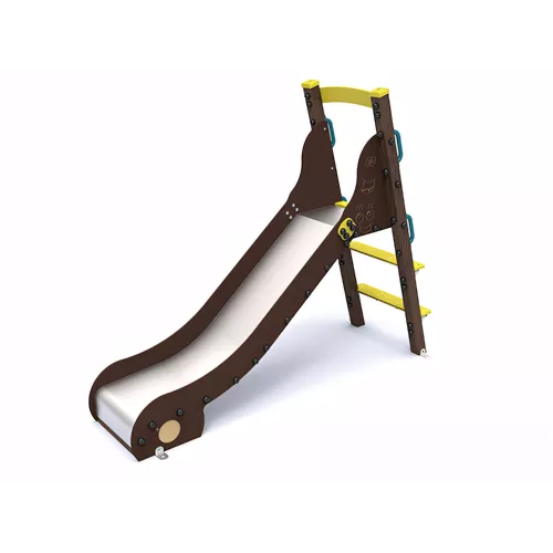 Toboggan éco-composite 90 cm avec champignon