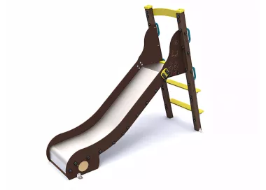 Toboggan éco-composite 90 cm avec champignon