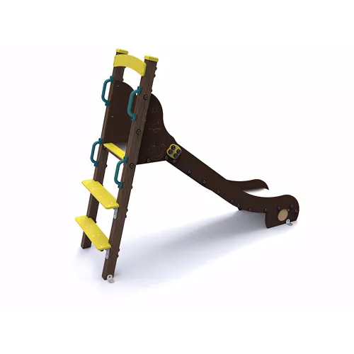 Toboggan éco-composite 90 cm avec champignon