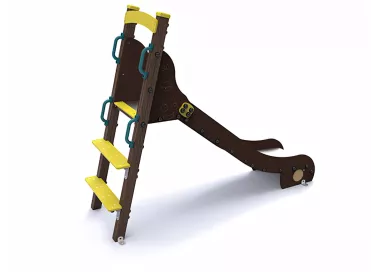 Toboggan éco-composite 90 cm avec champignon