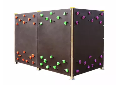 Mur d'escalade en bois lamellé 2m