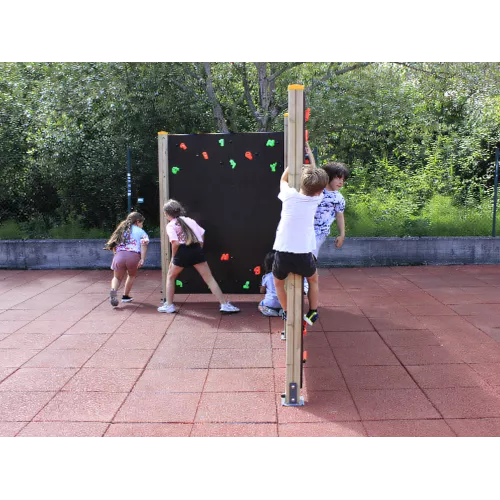 Mur d'escalade en bois lamellé 2m