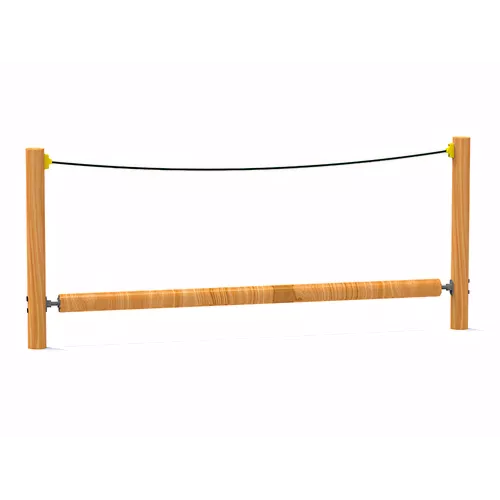 Rouleau d'équilibre en bois traité 3,5m