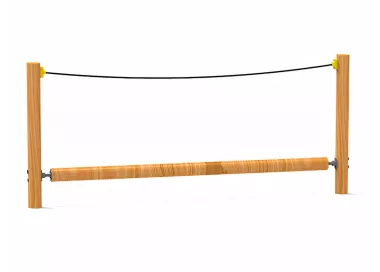 Rouleau d'équilibre en bois traité 3,5m