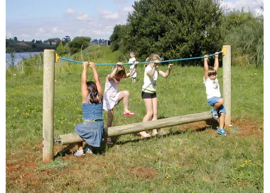 Rouleau d'équilibre en bois traité 3,5m