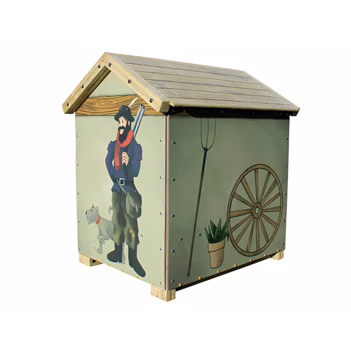 Maisonnette Mamie en bois traité 1,70m