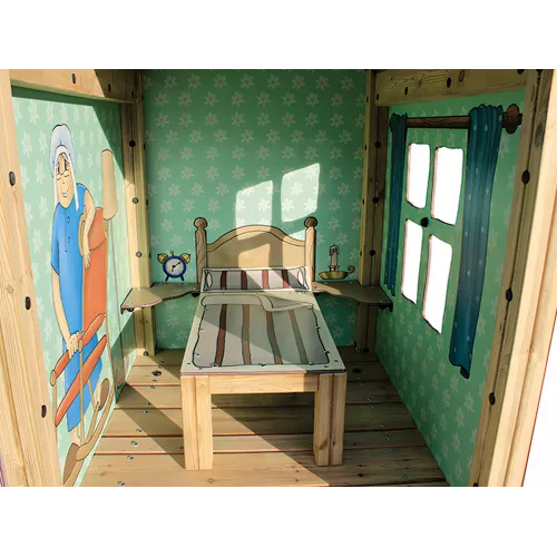Maisonnette Mamie en bois traité 1,70m