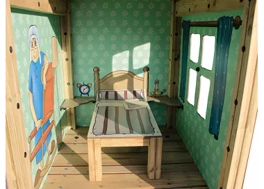 Maisonnette Mamie en bois traité 1,70m