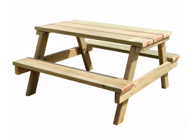 Table pique-nique enfants en bois traité autoclave