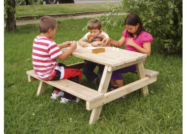 Table pique-nique enfants en bois traité autoclave