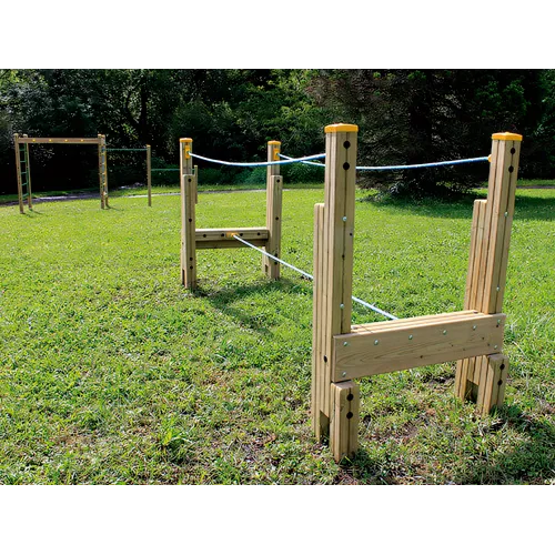 Corde de jeu polyester sur structure bois