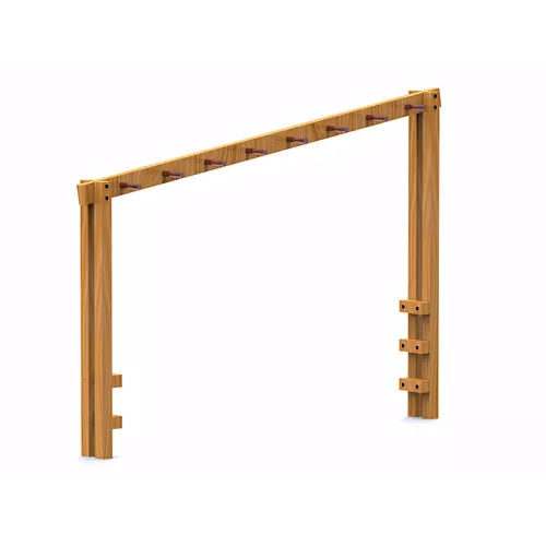 Escalier horizontal en bois traité 3,5m