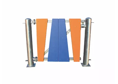 Porte inégal acier galvanisé 1 m