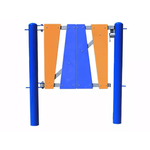 Porte inégal acier galvanisé 1 m