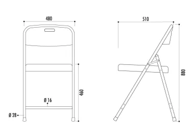Chaise MALAGA