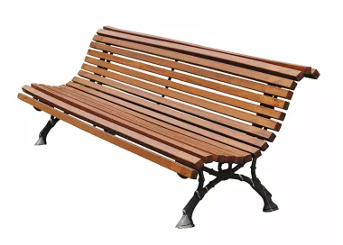 Banc Oyambre en bois tropical 2 mètres