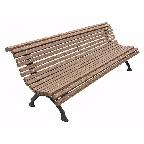 Banc Oyambre en bois tropical 2 mètres